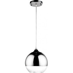 ICONIK INTERIOR Lampe Suspension Speculum - 25 cm - Métal Chromé Argenté