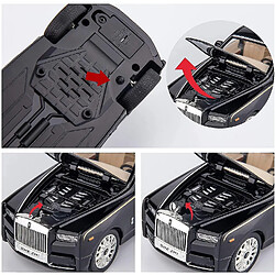 Universal 1/24 Rolls-Royce Phantom Model Car, Zinc Alloy Tire Back Toy Car With Sound and Light for Kids Boy Girl Gift