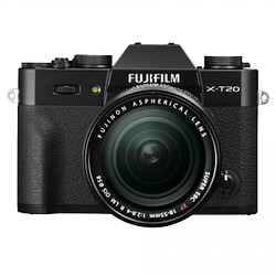 Fujifilm Appareil photo hybride Fujifiilm X-T20 Noir