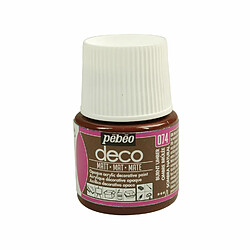 Pebeo Peinture acrylique opaque mate - Ombre brûlée - 45 ml