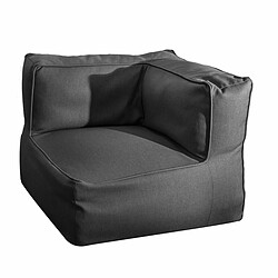 BigBuy Home Canapé de jardin Gissele Graphite Nylon 80 x 80 x 64 cm