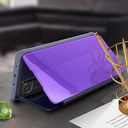 Avis Avizar Étui Xiaomi Mi 10T / Mi 10T Pro Clapet Translucide Design Miroir Support Violet