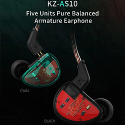 Avis Wewoo Ecouteurs intra-auriculaires Bluetooth HiFi avec fer, dix unités, sans microphone (rouge)