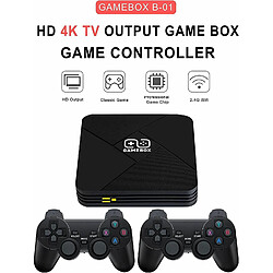 Riff GAMEBOX B-01 Console de jeu Mini TV Box avec 30000 jeux 64 Go noir