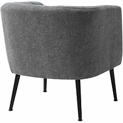 Acheter The Home Deco Factory Fauteuil en tissu gris Moka.