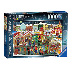 Ravensburger Puzzle 1000 pièces Le Marché de Noël avec Technologie de Soft click Multicolore