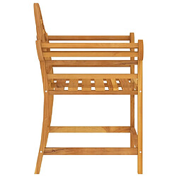 Acheter Maison Chic Chaise de jardin - Fauteuil d'extérieur 88x60x92 cm bois de teck massif -MN47060