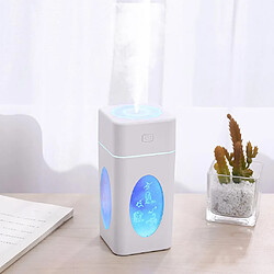 Humidificateur D'arôme De Purificateur De Brume De Diffuseur D'air Ultrasonique 260ml LED Blanc