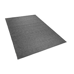 Beliani Tapis gris foncé 140 x 200 cm - KILIS