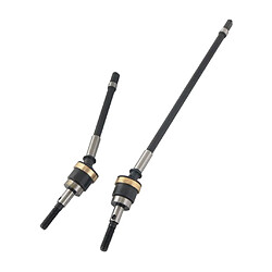 2x Arbre De Transmission Universel CVD Essieu Avant Pour Voitures Axiales SCX10 SCX10 II 1/10 RC