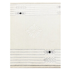 Vidal Tapis de couloir en laine 201x81 beige Darya pas cher