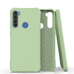 Coque en TPU mat souple vert pour votre Xiaomi Redmi Note 8T