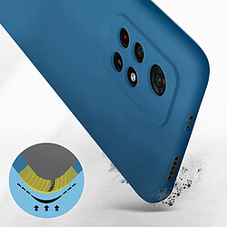 Avis Avizar Coque pour Xiaomi Redmi Note 11 Pro 5G Semi-rigide Soft-touch Fine bleu