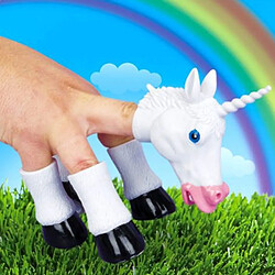 Totalcadeau Licorne marionnette pour doigts