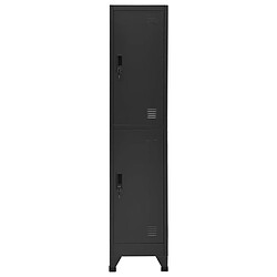 vidaXL Armoire à casiers Anthracite 38x45x180 cm Acier