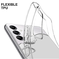 Htdmobiles Coque pour Samsung Galaxy A14 5G - housse etui silicone gel fine + film ecran - TRANSPARENT TPU