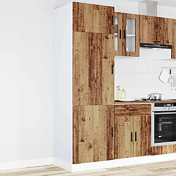 vidaXL Armoire de cuisine Porto vieux bois bois d'ingénierie