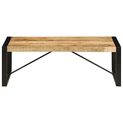 vidaXL Table basse 120x60x40 cm Bois de manguier solide