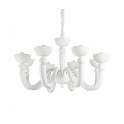 Ideal Lux Suspension Blanche BON BON 8 ampoules