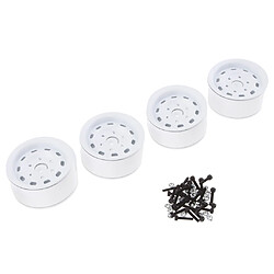 Avis Paquet de 4 roues 1.9 Beadlock Jantes pour 1/10 RC Crawler White Circle