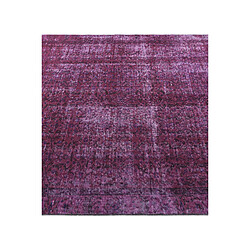 Avis Vidal Tapis de laine 262x150 Violet Ultra Vintage