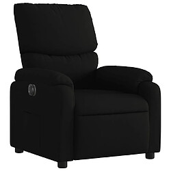 Avis vidaXL Fauteuil inclinable électrique Noir Tissu