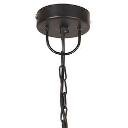 Acheter vidaXL Lampe suspendue industrielle vintage 25 W Noir Rond 41 cm E27