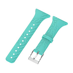 Wewoo Bracelet pour montre connectée Dragonne de remplacement femme en silicone SUUNTO M1 / M2 / M4 / M5 Vert menthe