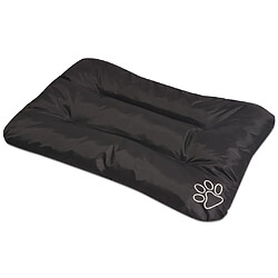 vidaXL Matelas pour chiens Taille L Noir