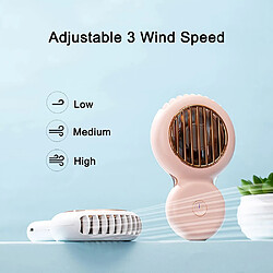 Acheter Universal Ventilateur mini col cool ventilateur rechargeable USB ventilateur portable d'été ventilateur de poche privée de main Voyage en plein air étudiant | Ventilateur (rose)