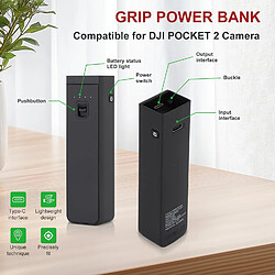 Acheter SANAG Pocket 2 Batterie, Powerbank Stick Station De Portable Banque D'Alimentation Portable Pour Caméra Ptz Pocket 2, Appareil Photo De Poche