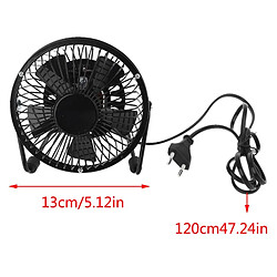 Avis Universal Ventilateur électrique AC 110V 220V Tableau Ventilateur métallique Petit ventilateur de bureau pour ventilateur personnel à la maison et au bureau | Gadget USB