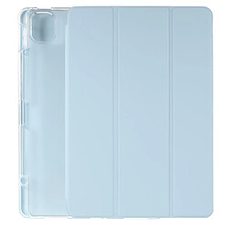 Etui en PU avec support et porte-stylo bleu clair pour votre Xiaomi Pad 5/Pad 5 Pro