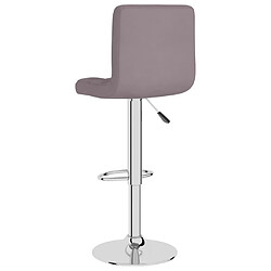 Acheter vidaXL Tabouret de bar Taupe Tissu