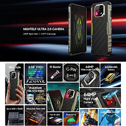 Acheter Yonis Smartphone 4G Résistant 8GB+256GB Android 13