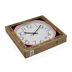 Acheter Horloge Murale Versa Rose Bois 4,2 x 30 x 30 cm