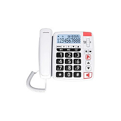 Téléphone fixe filaire Senior Swissvoice Xtra 1150 Blanc