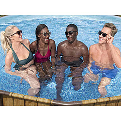 Piscine tubulaire Power Steel SwimVista avec hublots ronde 5,49 x 1,22 m - Bestway pas cher