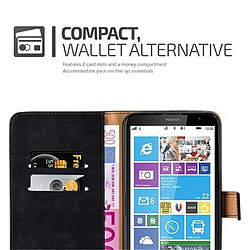 Avis Cadorabo Coque Nokia Lumia 1320 Etui en Noir