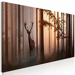 Paris Prix Tableau Imprimé Morning Narrow Brown 40 x 120 cm