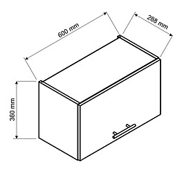 Avis Pegane Cuisine complète MILA 6 éléments couleur sonoma avec plan de travail inclus - Longueur 180 cm