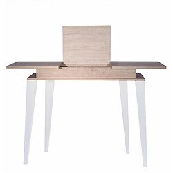 Inside 75 Console design scandinave SQUARE plateau abattant pas cher