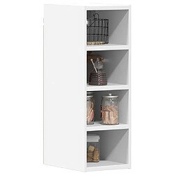 vidaXL Armoire suspendue blanc 20x29,5x60 cm bois d'ingénierie