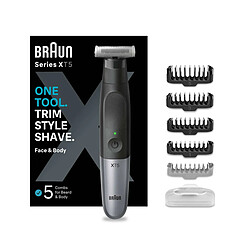 Tondeuse à barbe réchargeable étanche noir - SERIEXT5100 - BRAUN