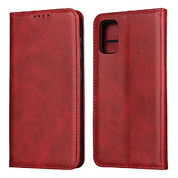 Etui en PU auto-absorbé rouge pour votre Samsung Galaxy A41 (Global Version)