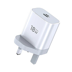 Avis Wewoo Minimal Series CACQ-05 PD 18W Chargeur de voyage à port USB-C / Type-C uniqueprise UK