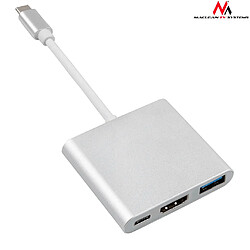 Avis GUPBOO Adaptateur 3 en 1 Hub USB-C HDMI vers MacBook,JL2453