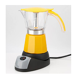 Portable 6 tasses électrique espresso cafetière percolateur moka pot jaune