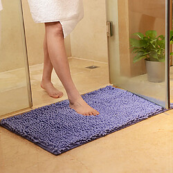 Universal Tapis de salle de bains douce douche microfibre chenille anti-saut tapis SOP décoration maison salle de bains vie cuisine | serviettes de bain (40 * 60 cm)