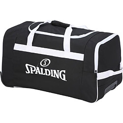 SPALDING Sac de sport a roulettes souple - 80 L - 2 roues - Noir